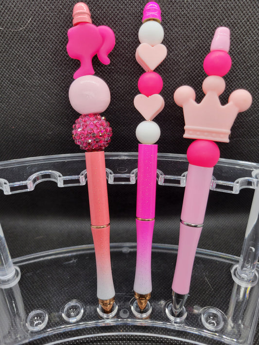 Barbie Beaded Pens