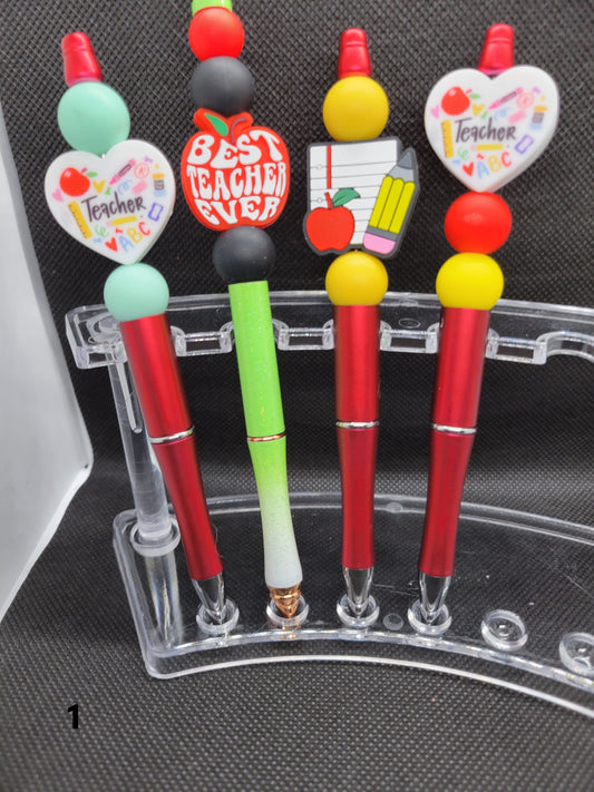 School Beaded Pens