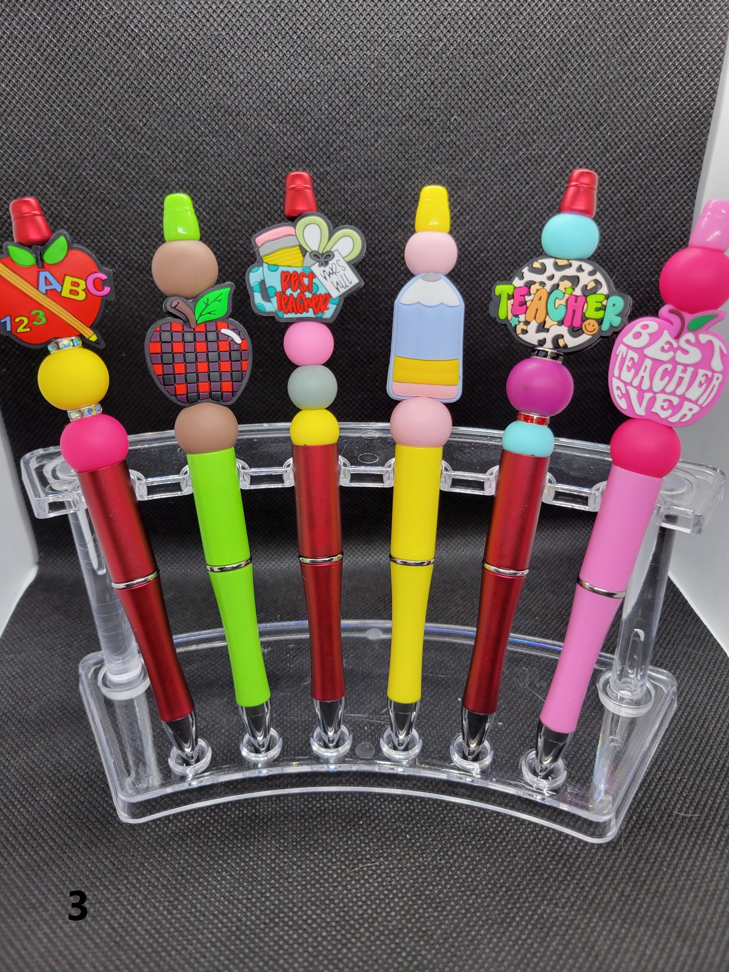 School Beaded Pens