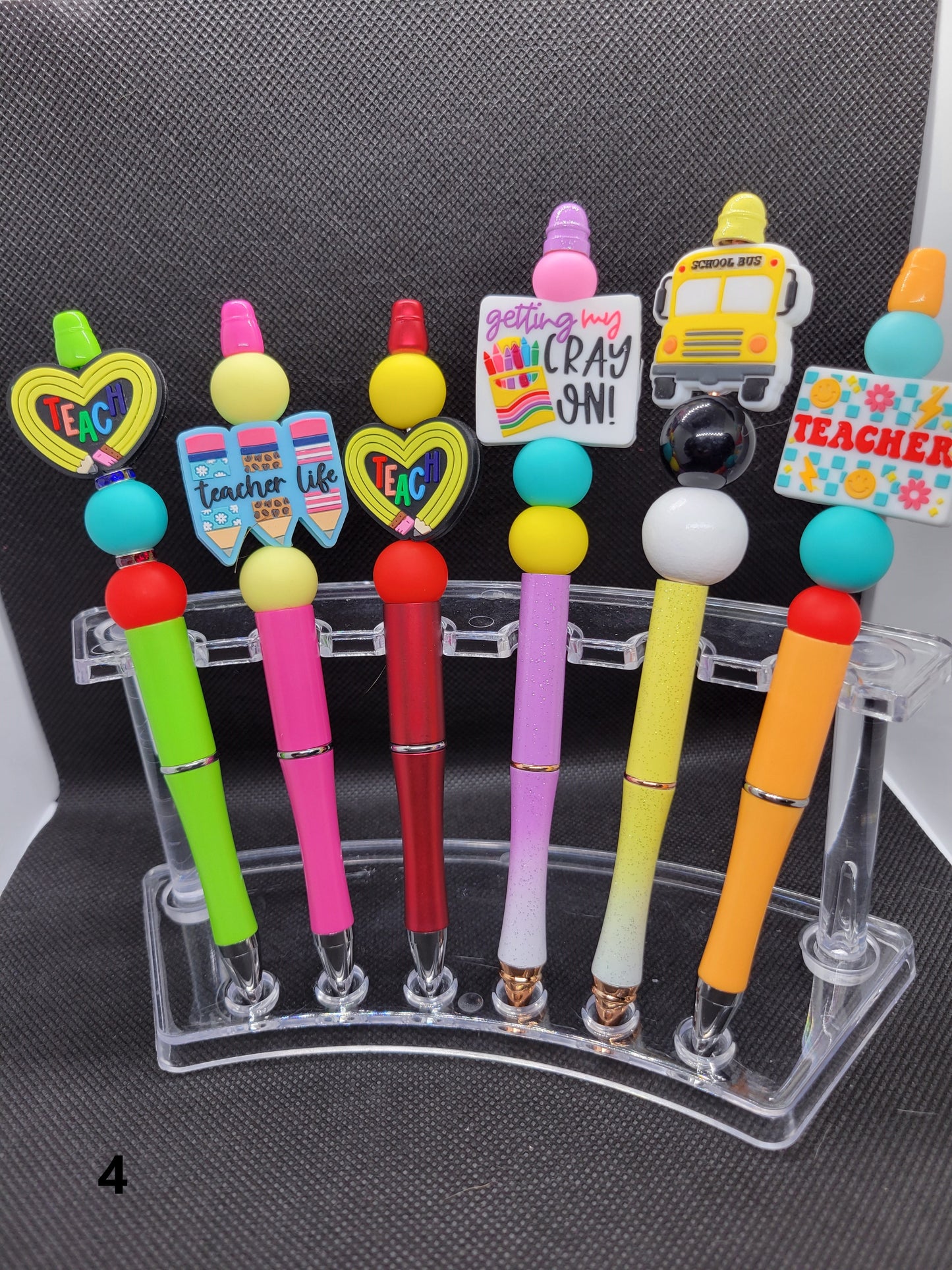 School Beaded Pens